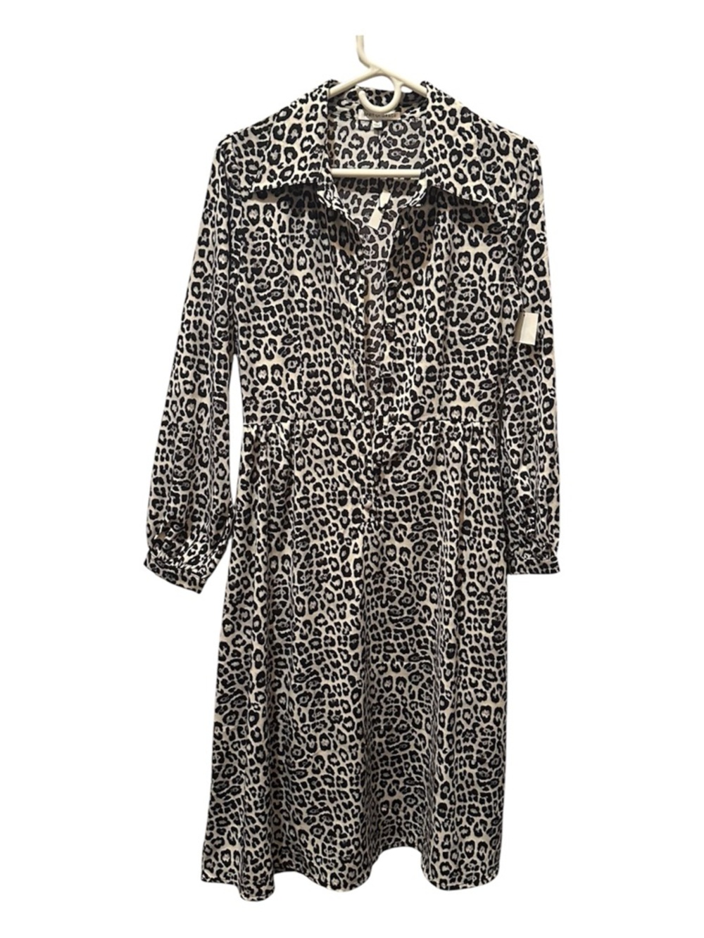 Spirit of Grace Black and White Bishop Sleeve Sundress
